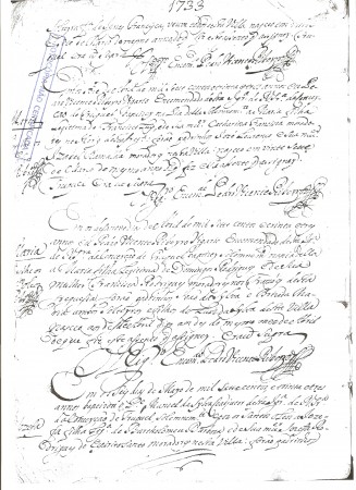 Assento de baptismo de Maria da Conceição (27-03-1733)